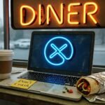 What’s Happening in Silicon Valley? Latest Updates and News Gritty diner counter with neon sign, beat-up laptop, half-eaten burrito.