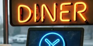 What’s Happening in Silicon Valley? Latest Updates and News Gritty diner counter with neon sign, beat-up laptop, half-eaten burrito.