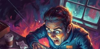 Gadget News 2025: The Best New Tech Gadgets to Look Forward To Frantic man reacting to "GADGET SD25" on a tablet.